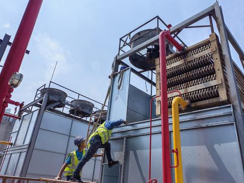 開式冷卻塔的安裝細(xì)節(jié)需要注意方面(開式冷卻塔工作